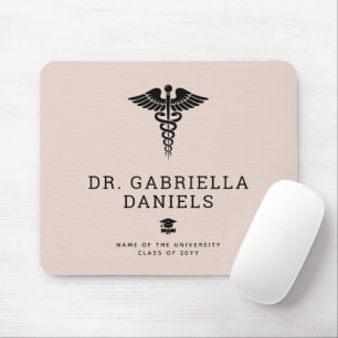 Tapis De Souris Diplôme de docteur de l'école de médecine moderne