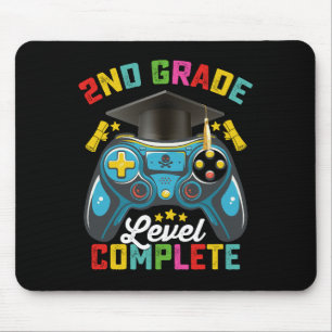 Tapis De Souris Diplômé de niveau 2e année Diplômé de jeux vidéo J
