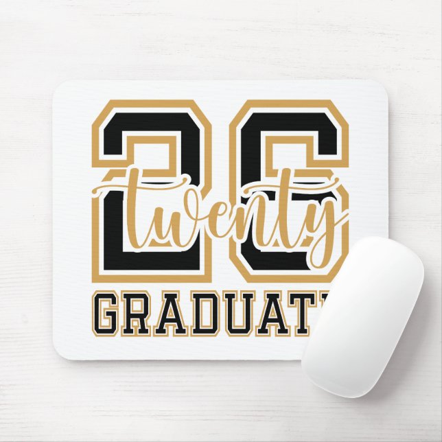 Tapis De Souris Diplômé senior 2026 (Avec souris)