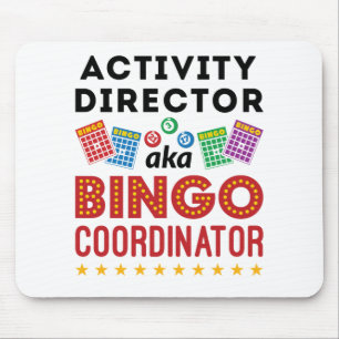 Tapis De Souris Directeur d'activité aka Coordonnateur de bingo