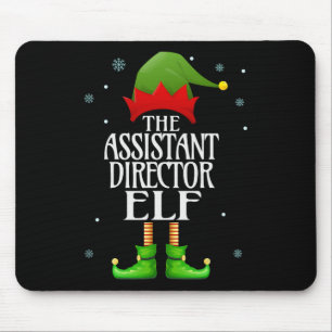 Tapis De Souris Directeur Istant Elf Xmas Funny Famille Correspond