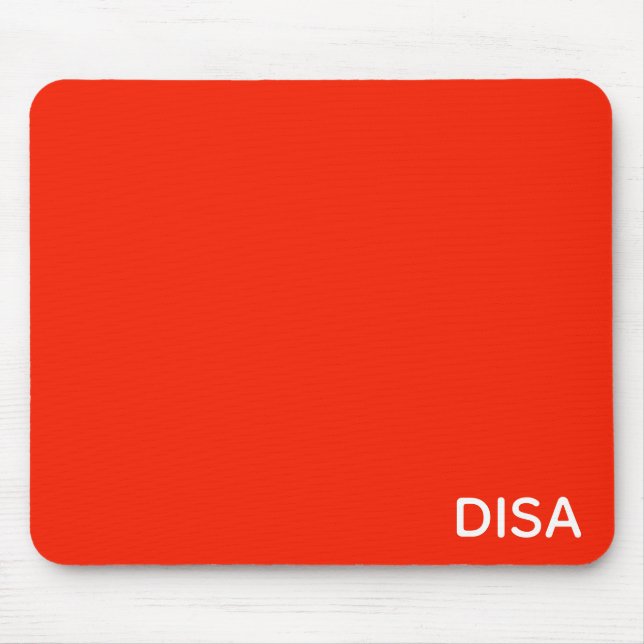 Tapis De Souris Disa Red color (Devant)
