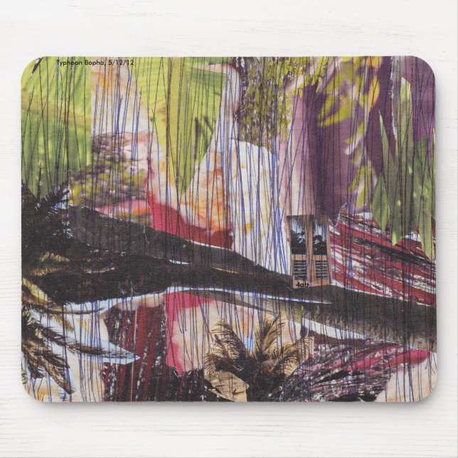 Tapis De Souris Disaster naturel collage mouse mat (Devant)