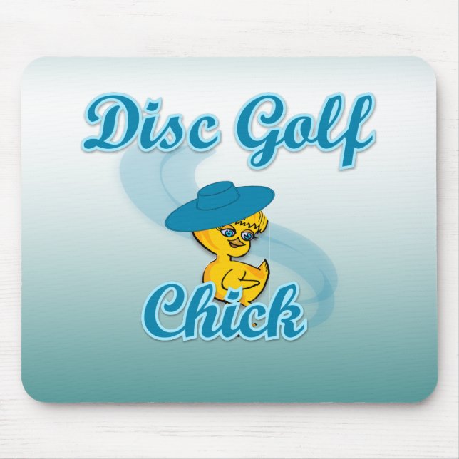 Tapis De Souris Disc Golf Chick #3 (Devant)