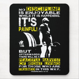 Tapis De Souris DISCIPLINE - Motivation de l'entraînement de levag