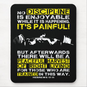 Tapis De Souris DISCIPLINE - Motivation de l'entraînement de squat