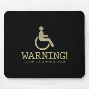 Tapis De Souris Discours amusants pour les utilisateurs de fauteui