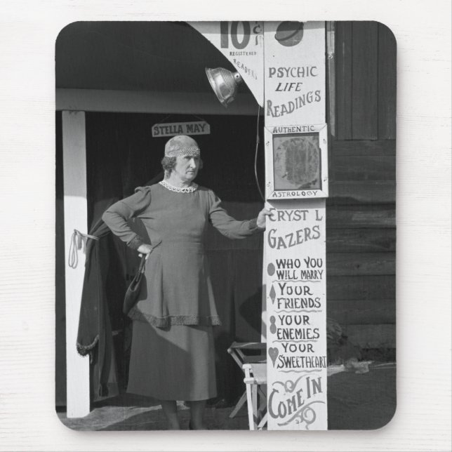 Tapis De Souris Diseur de bonne aventure de la Louisiane, 1938 (Devant)