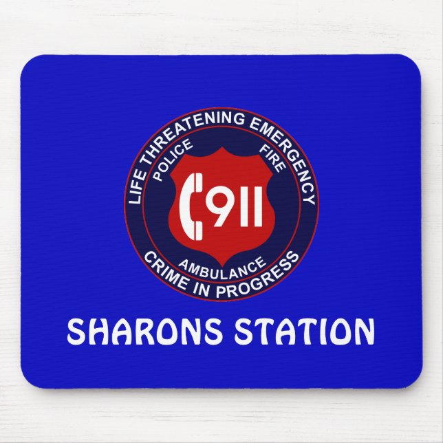 Tapis De Souris Dispatcher 911 - Taker Mousepad (Devant)