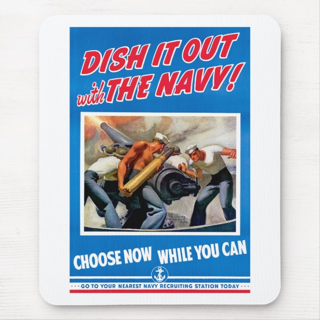 Tapis De Souris Disposez-le avec la Marine ! (Devant)