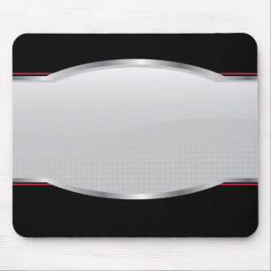 Tapis De Souris Disposition biseautée de chrome