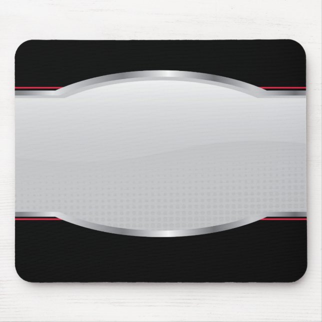 Tapis De Souris Disposition biseautée de chrome (Devant)