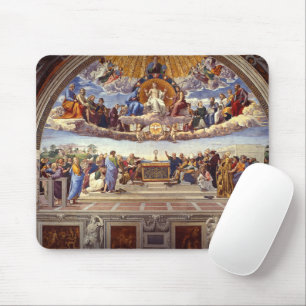 Tapis De Souris Disputation du Saint Sacrement par Raphael