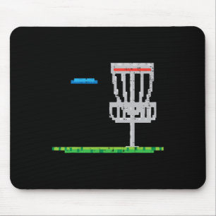 Tapis De Souris Disque de golf Pixel Frisbee golfeur Frolf Hommes 