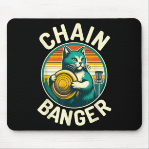 Tapis De Souris Disque Golfer Chaîne de chat Banger Lecteur de gol