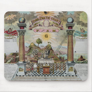 Tapis De Souris Disque maçonnique II