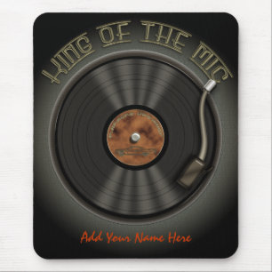 Tapis De Souris Disque vinyle Mousepad de LP de karaoke