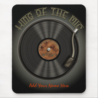 Tapis De Souris Disque vinyle Mousepad de LP de karaoke