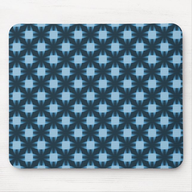 Tapis De Souris Disques Daring Bleu Profond Mousepad (Devant)