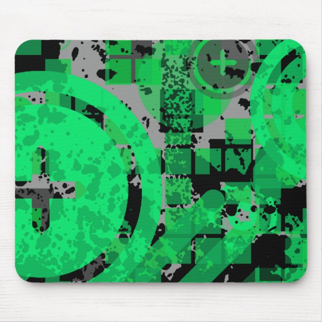 Tapis De Souris distressed chex : (Devant)