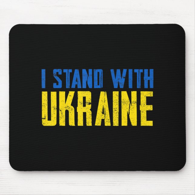 Tapis De Souris Distressed Ukraine (Devant)