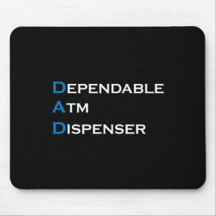 Tapis De Souris Distributeur de billets fiable Père Distributeur d