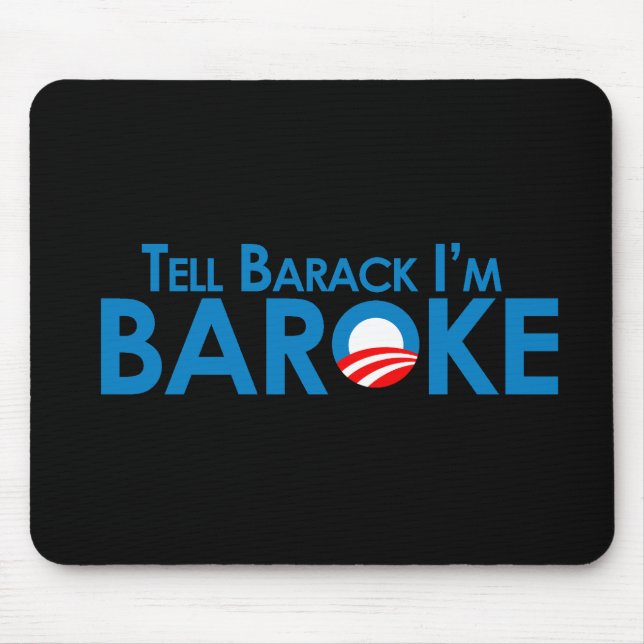 Tapis De Souris Dites Barack Im Baroke (Devant)