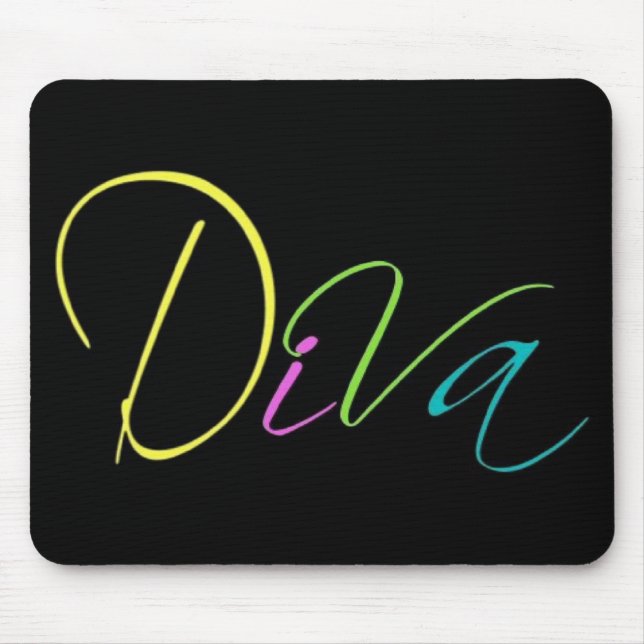Tapis De Souris "Diva " (Devant)