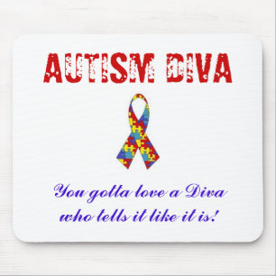 TAPIS DE SOURIS DIVA D'AUTISME