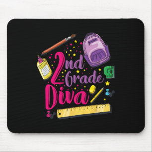 Tapis De Souris Diva de 2e année vêtements de fille pour le premie
