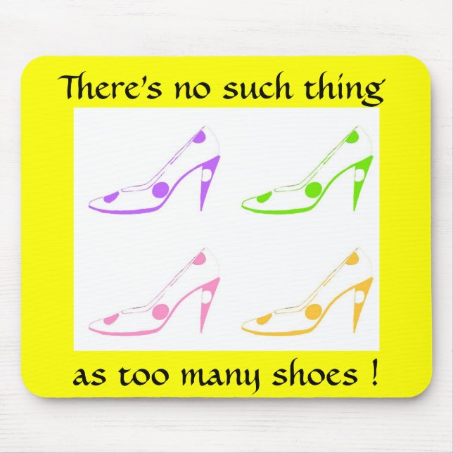 Tapis De Souris Diva de chaussure (Devant)