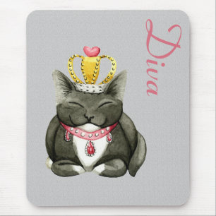 Tapis De Souris Diva Princess Kitty Mousepad