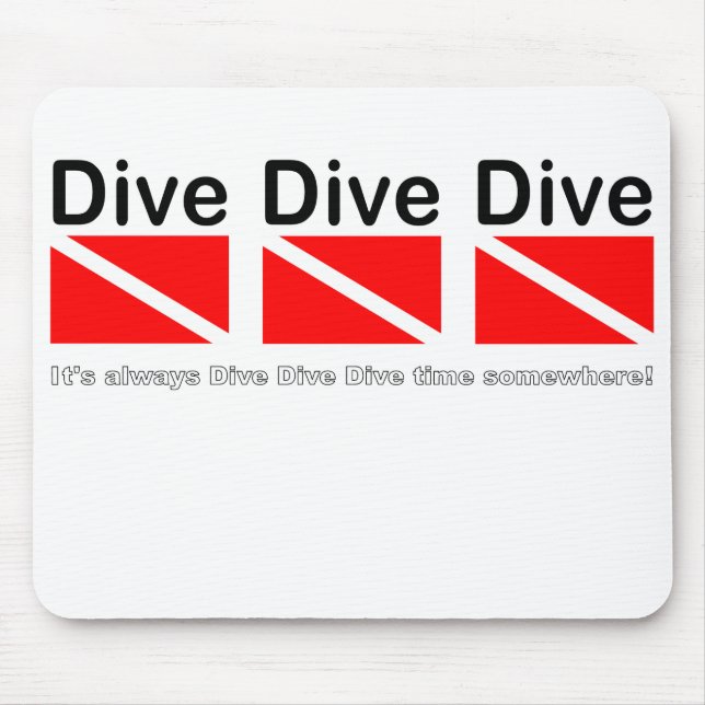 Tapis De Souris DIVE DIVE DIVE DIVE - Pad souris (Devant)