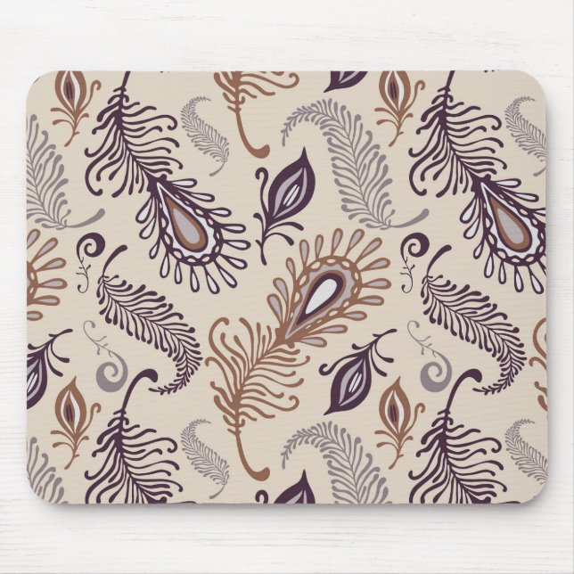 Tapis De Souris Divers motif de plume (Devant)