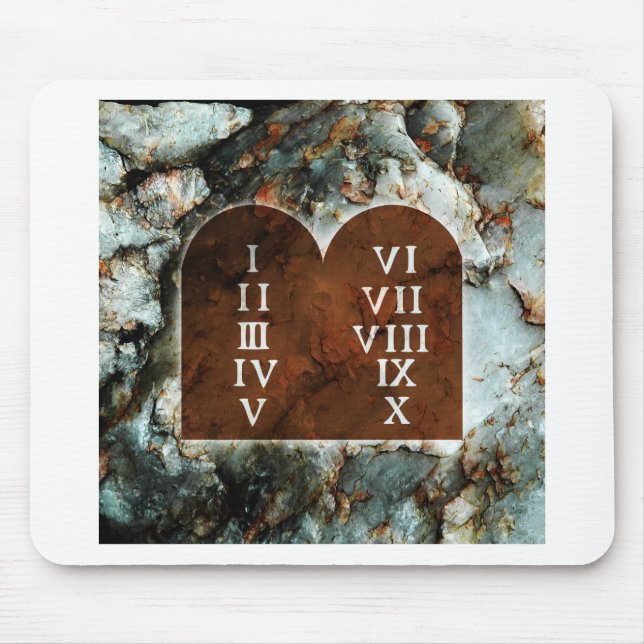 Tapis De Souris Dix commandements (Devant)