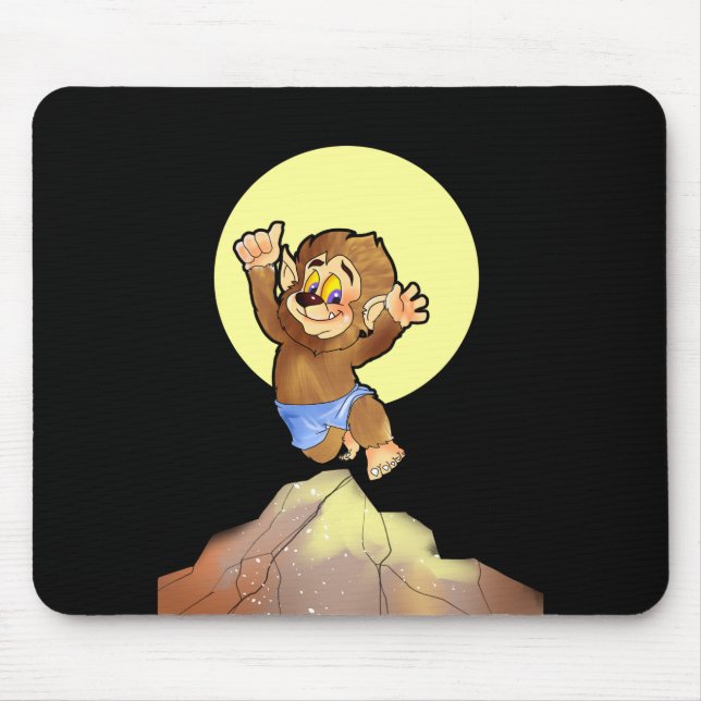 Tapis De Souris Dix petits monstres : Willie the Wolf Mouse Pad (Devant)