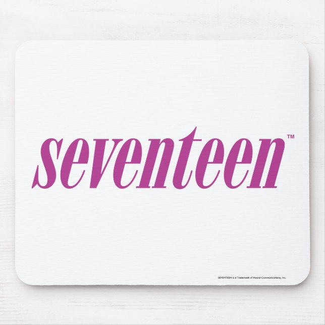 Tapis De Souris Dix-sept Logo-Pourpres (Devant)