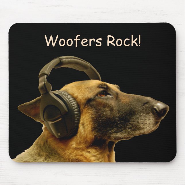 Tapis De Souris DJ allemand Shepherd Mousepad (Devant)