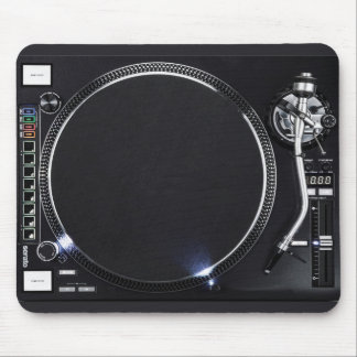 Tapis De Souris DJ Tourne-disque Mousepad