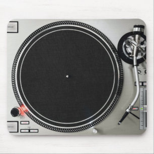 Tapis De Souris DJ Tourne-disque Mousepad