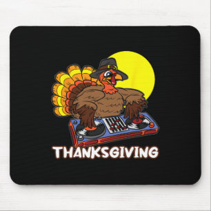Tapis De Souris DJ Turquie Thanksgiving Day Cool Fall Dance Music 