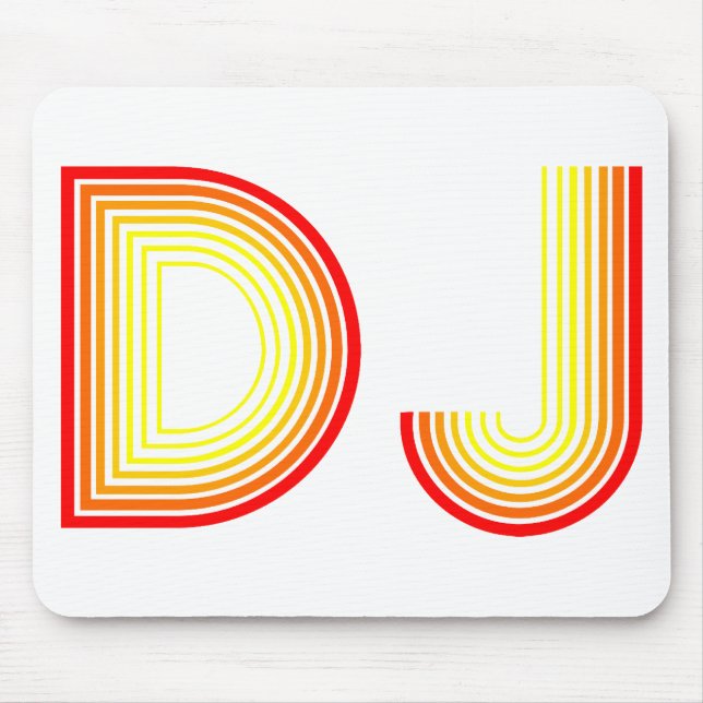 Tapis De Souris DJ vintage (Devant)