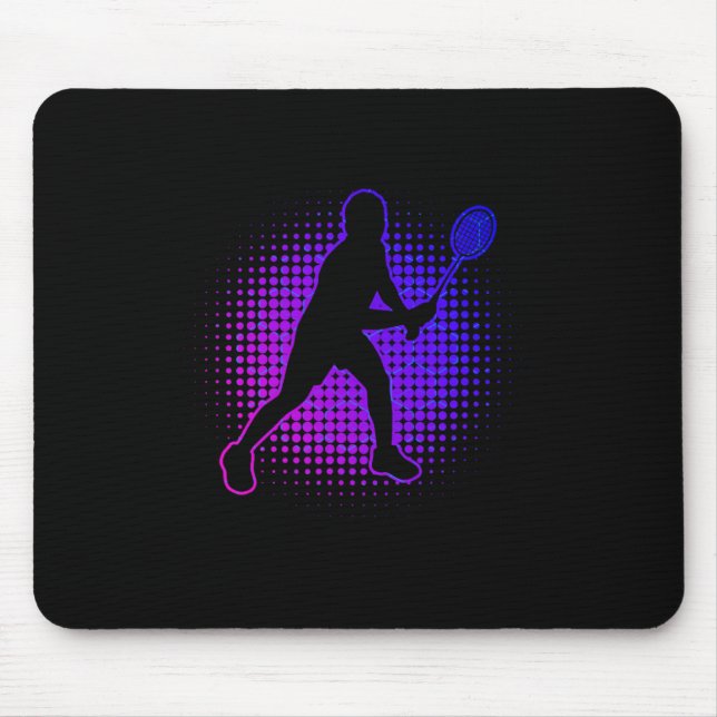 Tapis De Souris Dminton Player Dminton Women's Squash Shuttle (Devant)