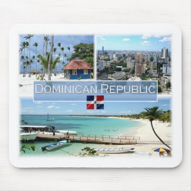 Tapis De Souris DO Dominican Republic - Bá varo - Isla Catalina - (Devant)