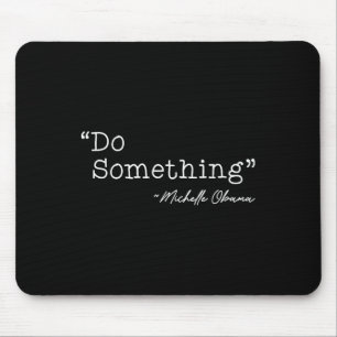 Tapis De Souris Do Soing Michelle Obama - Uni-adultes, Noir, Petit