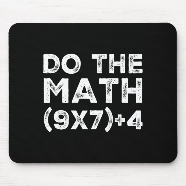 Tapis De Souris Do The Math 67 Meme Funny Six Seven Teacher Studen (Devant)