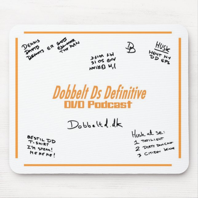 Tapis De Souris Dobbelt Ds Mousepad (Devant)