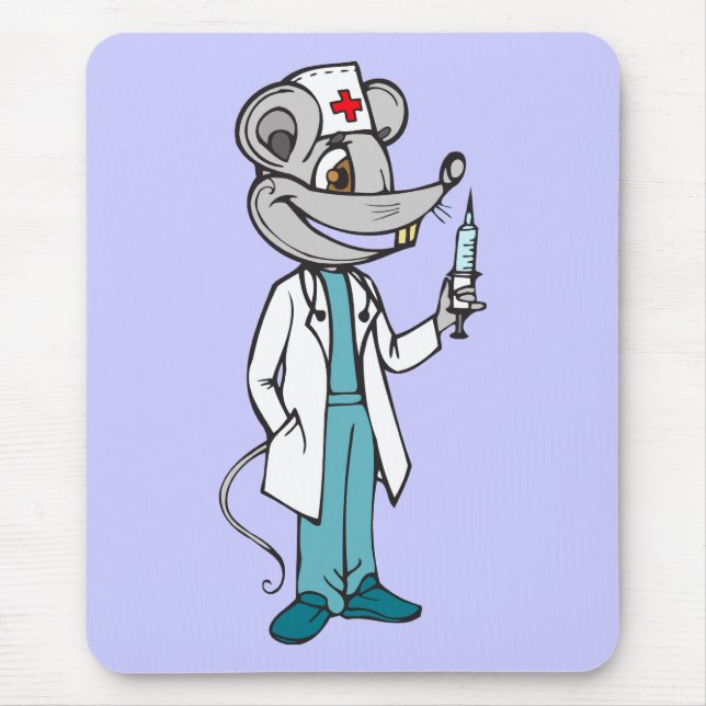 Tapis De Souris Docteur Nurse Mouse (Devant)