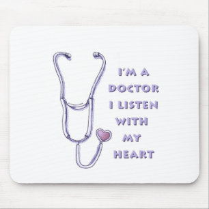 Tapis De Souris Docteur Stethoscope Cardiologie