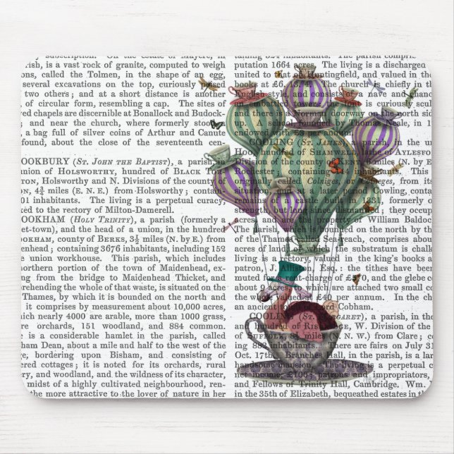 Tapis De Souris Dodo en Teacup avec libellules (Devant)